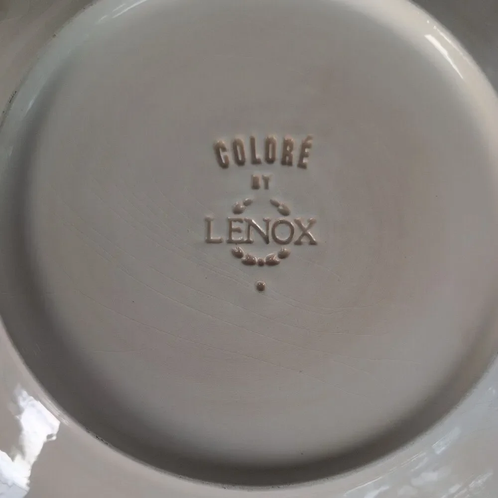 Lenox Dinner Plate Green Colore Verde VERDE 9” Italy